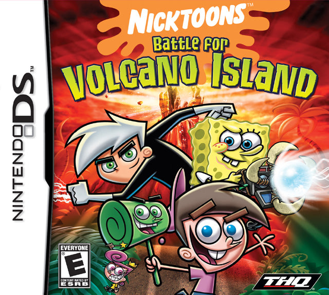 Nicktoons: Battle for Volcano Island - Nintendo DS Video Games THQ   