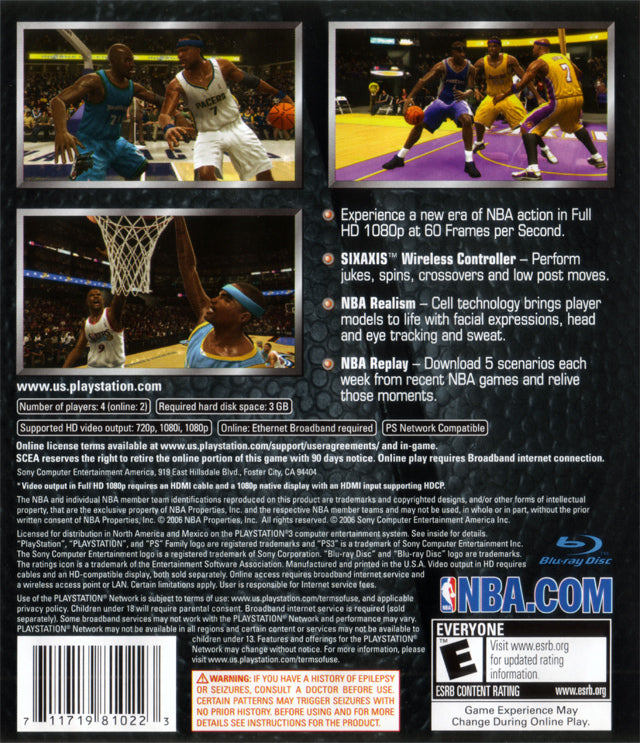 NBA 07 - (PS3) PlayStation 3 [Pre-Owned] Video Games SCEA   