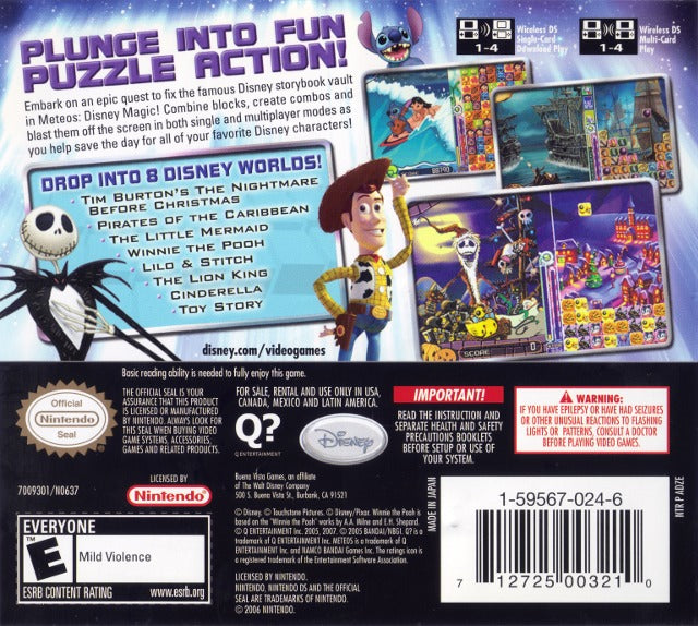 Meteos: Disney Magic - (NDS) Nintendo DS [Pre-Owned] Video Games Disney Interactive Studios   