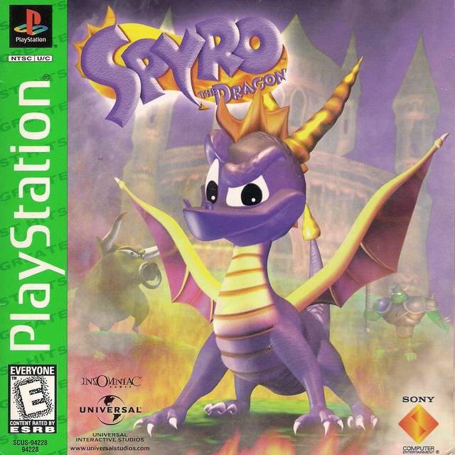 Spyro the Dragon (Greatest Hits) - (PS1) PlayStation 1 [Pre-Owned] Video Games SCEA   