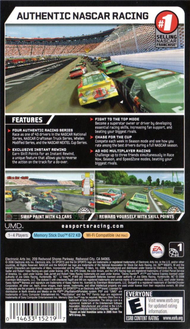 NASCAR - Sony PSP [Pre-Owned] Video Games EA Games   