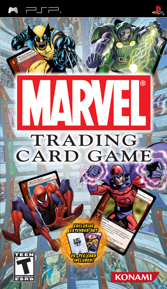 Marvel Trading Card Game - PSP Video Games Konami   