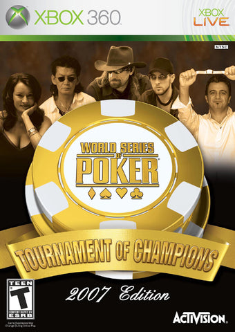 World Series of Poker: Tournament of Champions - Xbox 360 Video Games Activision   