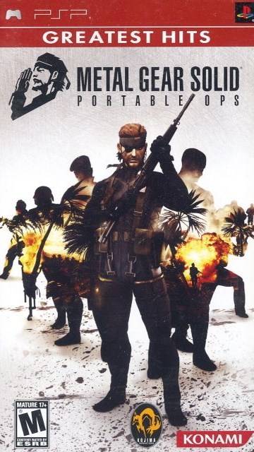 Metal Gear Solid: Portable Ops (Greatest Hits) - Sony PSP Video Games Konami   