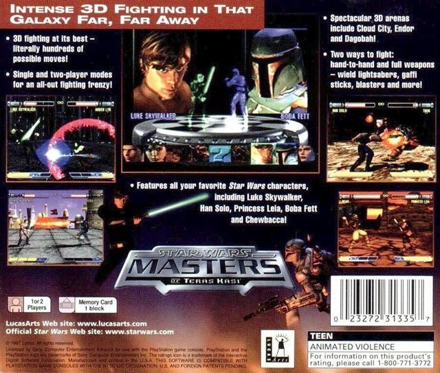 Star Wars: Masters of Teras Kasi - (PS1) PlayStation 1 [Pre-Owned] Video Games LucasArts   