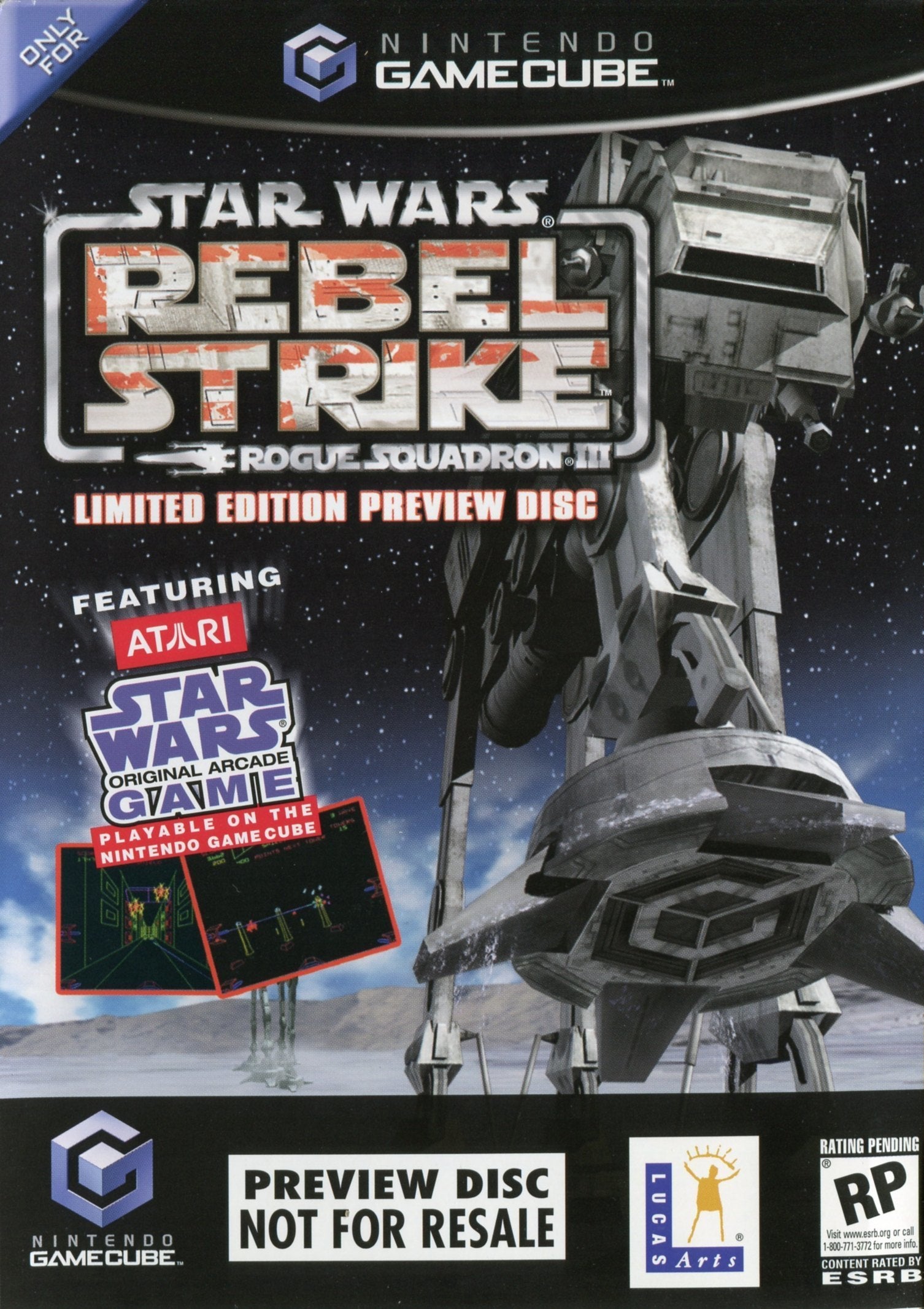 Star Wars Rogue Squadron III: Rebel Strike (Limited Edition Preview Disc) - (GC) GameCube [Pre-Owned] Video Games LucasArts   