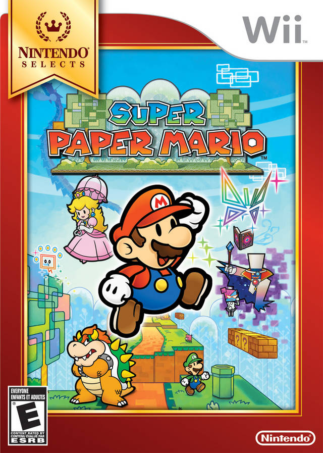 Super Paper Mario (Nintendo Selects) - Nintendo Wii [Pre-Owned] Video Games Nintendo   