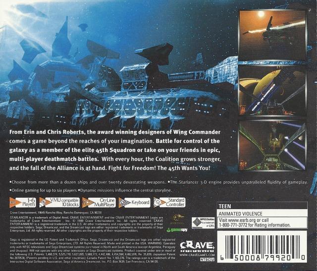 StarLancer - (DC) SEGA Dreamcast [Pre-Owned] Video Games Crave   