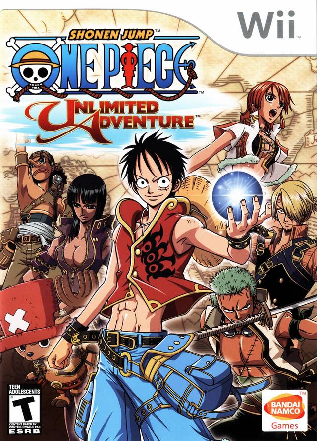 One Piece: Unlimited Adventure - Nintendo Wii [Pre-Owned] Video Games Namco Bandai Games   