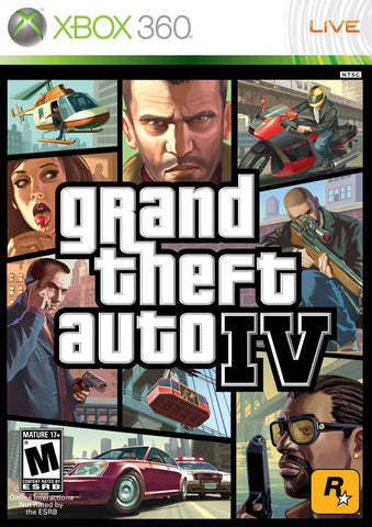 Grand Theft Auto IV - Xbox 360 Video Games Rockstar Games   