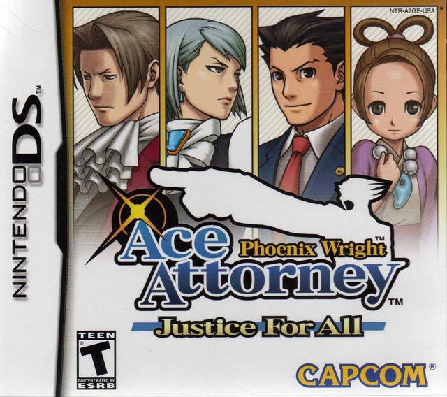 Phoenix Wright: Ace Attorney - Justice for All - (NDS) Nintendo DS [Pre-Owned] Video Games Capcom