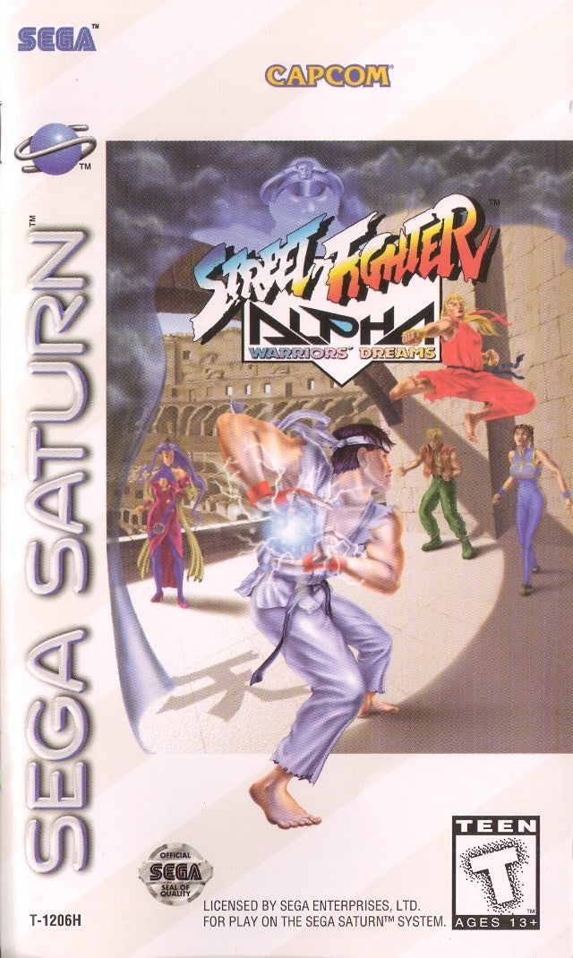 Street Fighter Alpha: Warriors' Dreams - (SS) SEGA Saturn Video Games Capcom   