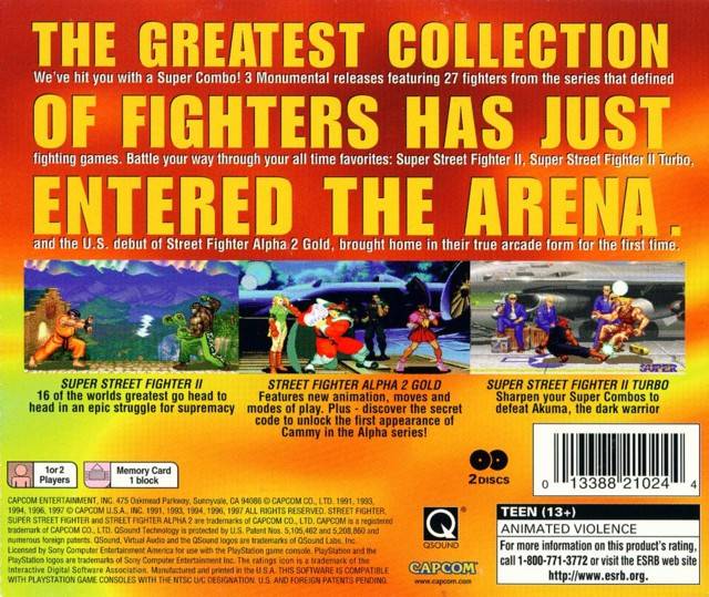 Street Fighter Collection - (PS1) PlayStation 1 [Pre-Owned] Video Games Capcom   