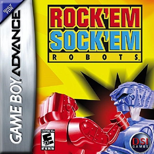Rock 'Em Sock 'Em Robots - (GBA) Game Boy Advance Video Games DSI Games   