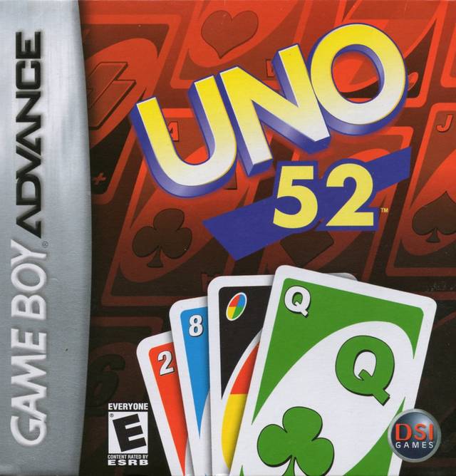 Uno 52 - (GBA) Game Boy Advance Video Games DSI Games   