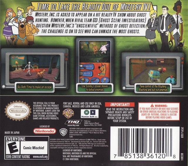 Scooby-Doo!  Who's Watching Who? - (NDS) Nintendo DS [Pre-Owned] Video Games THQ   