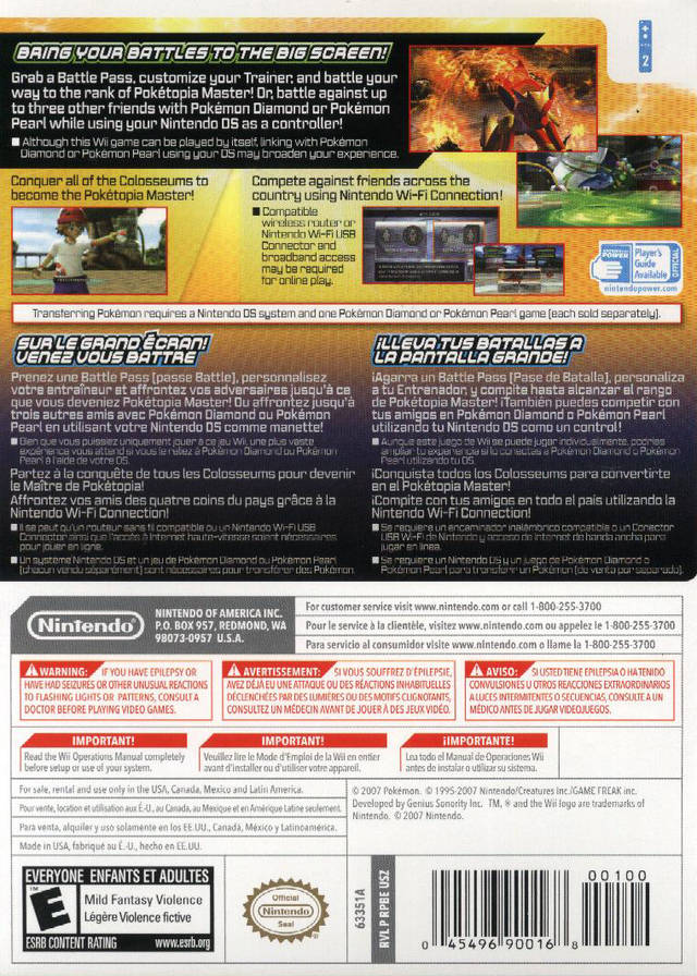 Pokemon Battle Revolution - Nintendo Wii [Pre-Owned] Video Games Nintendo   