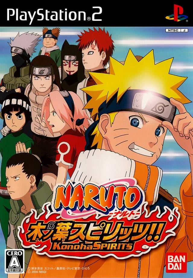 Naruto: Konoha Spirits - (PS2) PlayStation 2 [Pre-Owned] (Japanese Import) Video Games Bandai Namco Games   