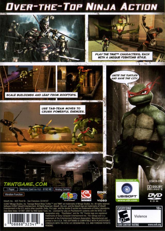 TMNT - (PS2) PlayStation 2 [Pre-Owned] Video Games Ubisoft   