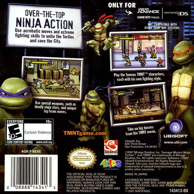 TMNT - (GBA) Game Boy Advance [Pre-Owned] Video Games Ubisoft   