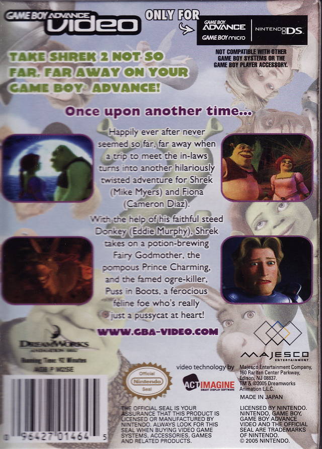 Game Boy Advance Video: Shrek 2 - (GBA) Game Boy Advance [Pre-Owned] Video Games Majesco   