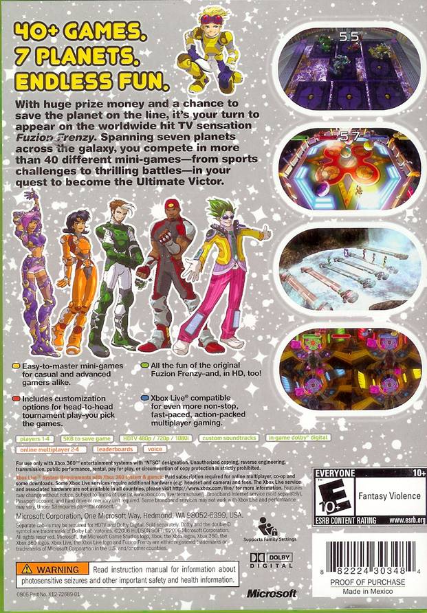 Fuzion Frenzy 2 - Xbox 360 Video Games Microsoft Game Studios   