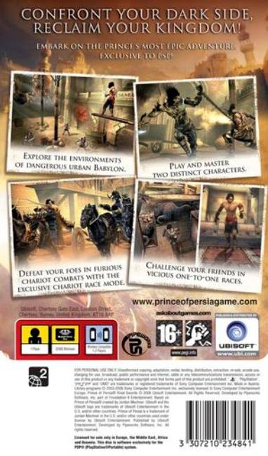 Prince of Persia Rival Swords (PSP Essentials) - Sony PSP [Pre-Owned] (European Import) Video Games Ubisoft   