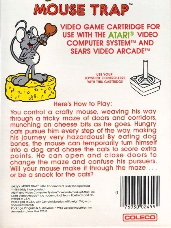 Mouse Trap (Coleco) - Atari 2600 [Pre-Owned] Video Games Coleco   