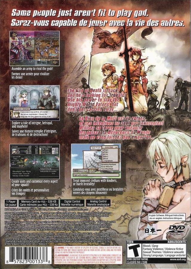 Soul Nomad & the World Eaters - (PS2) PlayStation 2 [Pre-Owned] Video Games NIS America   