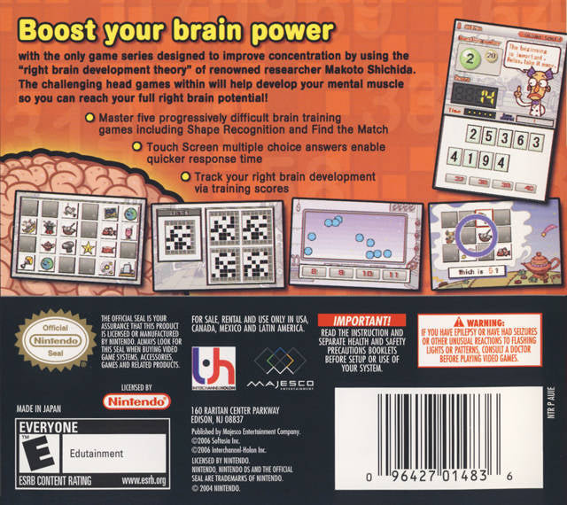 Brain Boost: Beta Wave - (NDS) Nintendo DS Video Games Majesco   