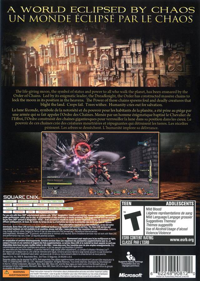 Infinite Undiscovery - Xbox 360 [Pre-Owned] Video Games Square Enix
