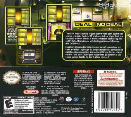 Deal or No Deal - (NDS) Nintendo DS Video Games Destination Software   