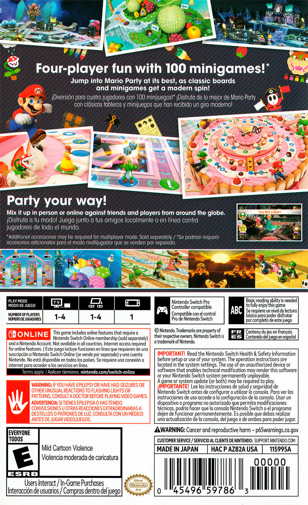 Mario Party Superstars - (NSW) Nintendo Switch Video Games Nintendo   