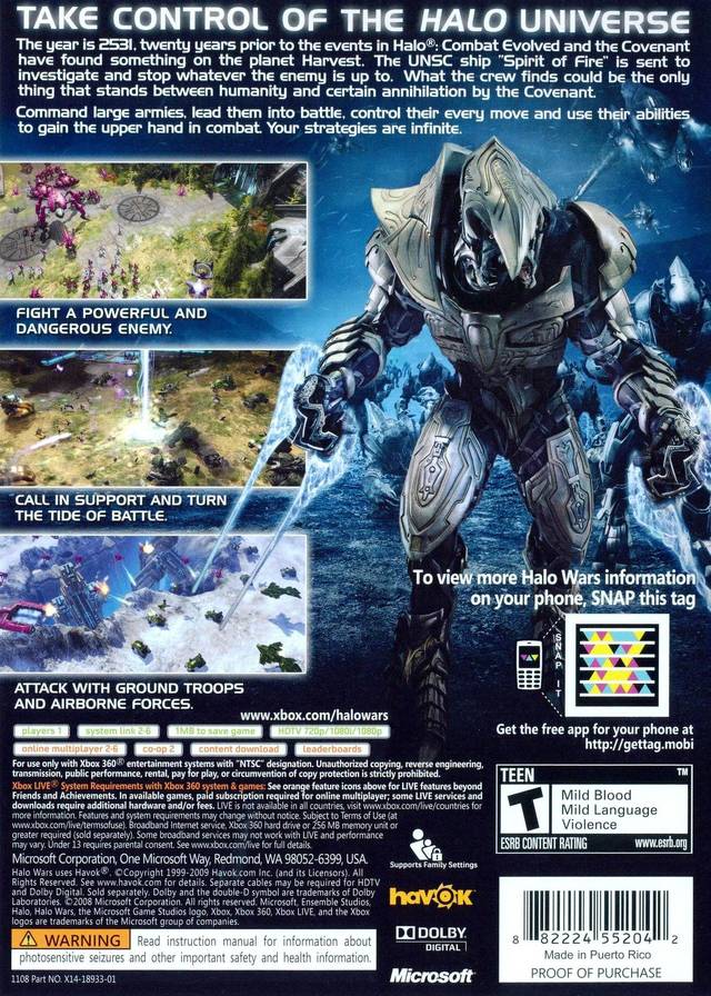 Halo Wars - Xbox 360 [Pre-Owned] Video Games Microsoft   