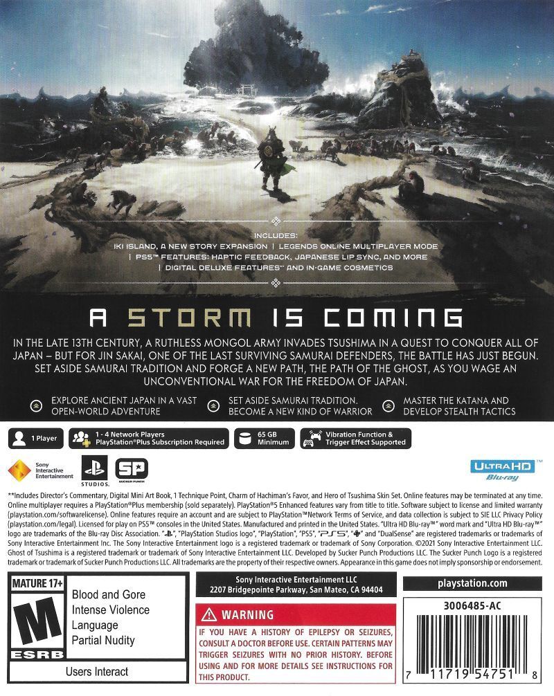 Ghost of Tsushima Director's Cut - (PS5) PlayStation 5 [Pre