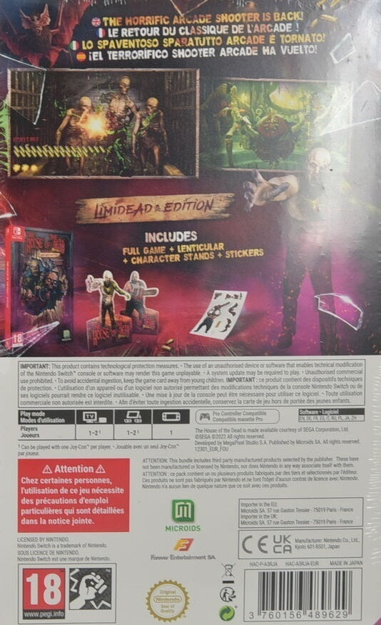 The House of the Dead: Remake (Limidead Edition) - (NSW) Nintendo Switch (European Import) Video Games Microids   