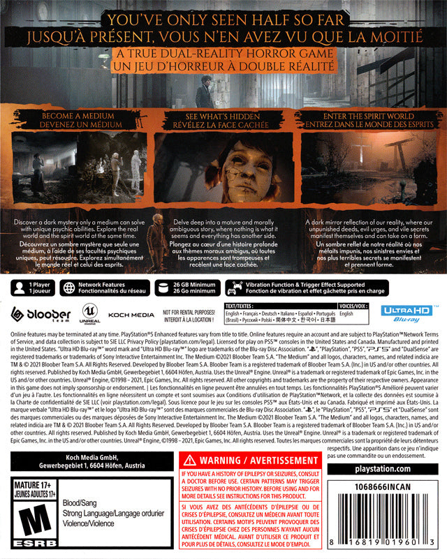 The Medium - (PS5) PlayStation 5 [Pre-Owned] Video Games Bloober Team   