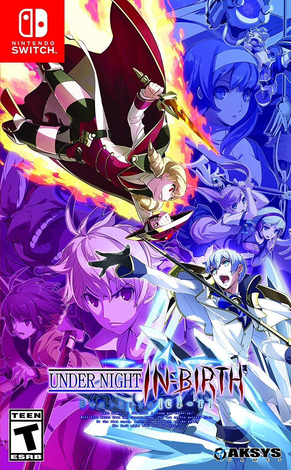 Under Night In-Birth Exe:Late[CL-R] - (NSW) Nintendo Switch Video Games Aksys Games   