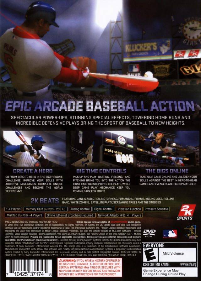 The Bigs - (PS2) PlayStation 2 Video Games 2K Sports   
