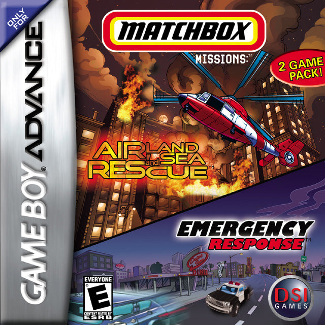 Matchbox Missions: Air, Land and Sea Rescue / Emergency Response - (GBA) Game Boy Advance [Pre-Owned] Video Games DSI Games   