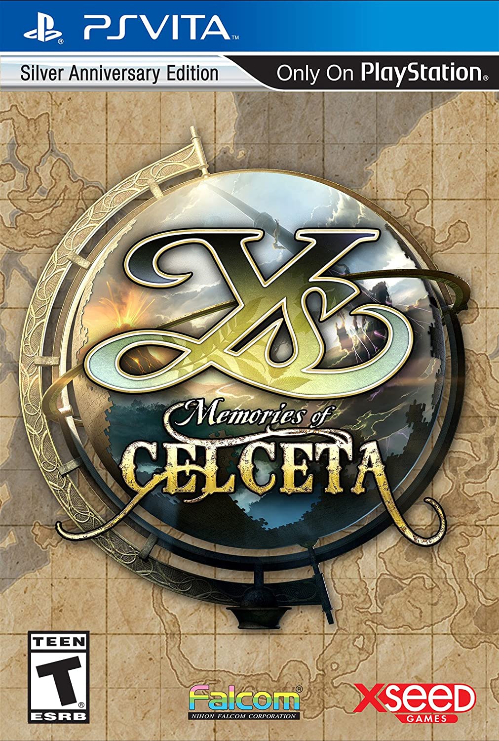 Ys: Memories of Celceta Silver Anniversary Edition - PlayStation Vita Video Games Xseed   