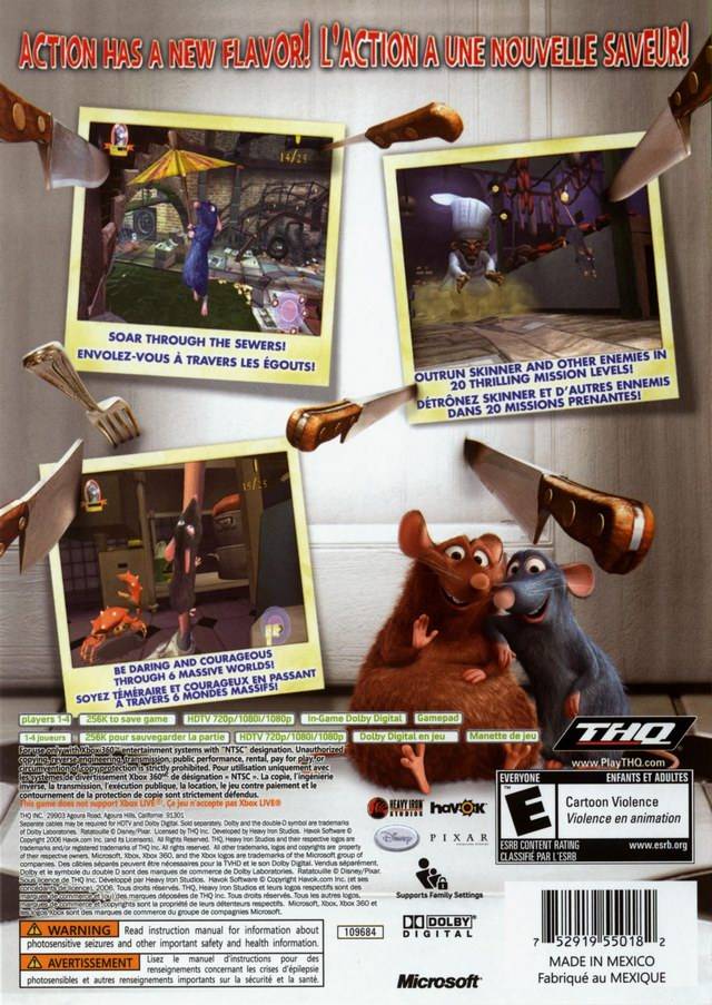 Disney/Pixar Ratatouille - Xbox 360 Video Games THQ   