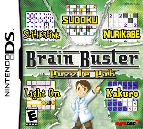 Brain Buster: Puzzle Pak - (NDS) Nintendo DS Video Games Agetec   