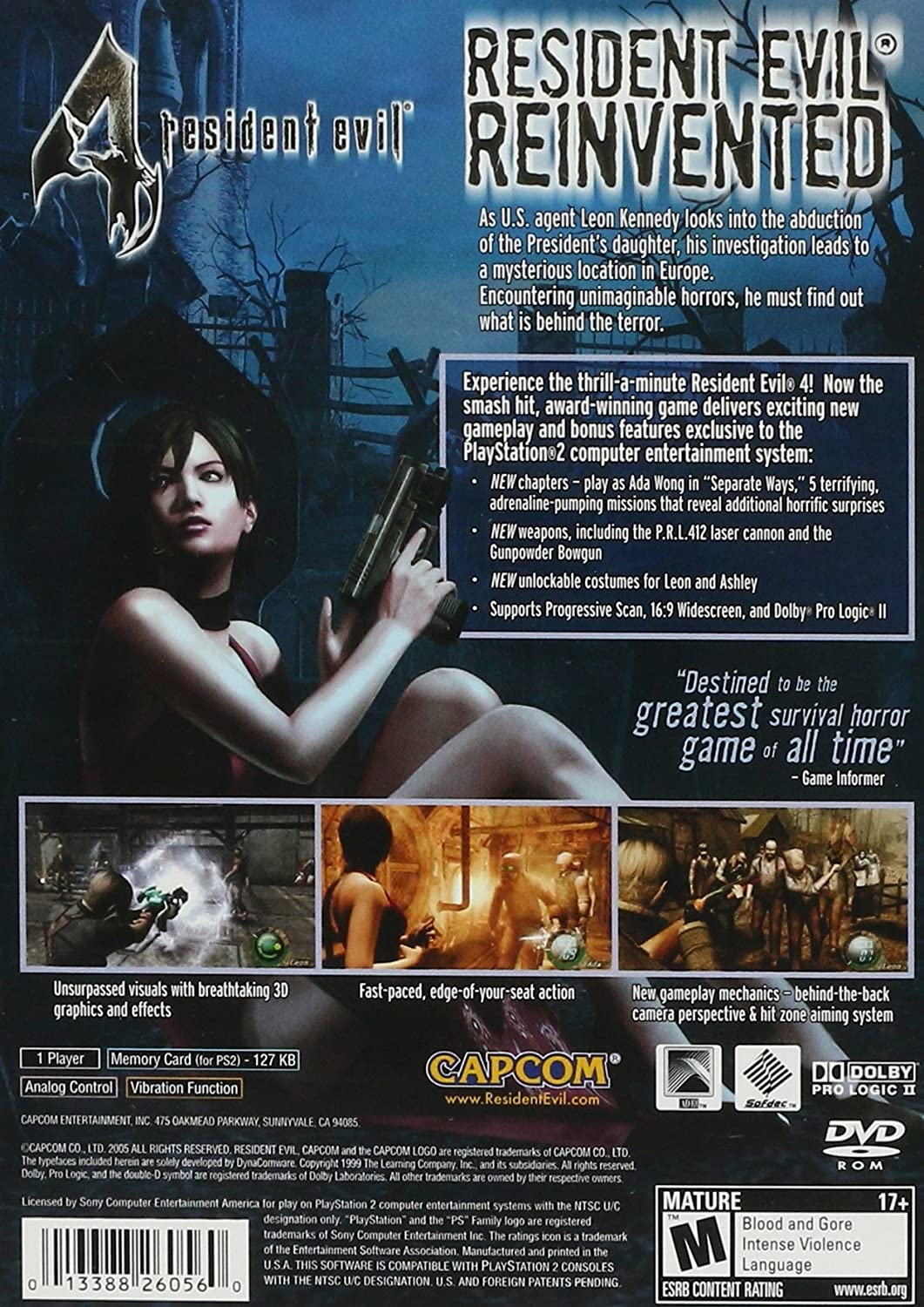 Resident Evil 4 (Greatest Hits) - (PS2) PlayStation 2 Video Games Capcom   