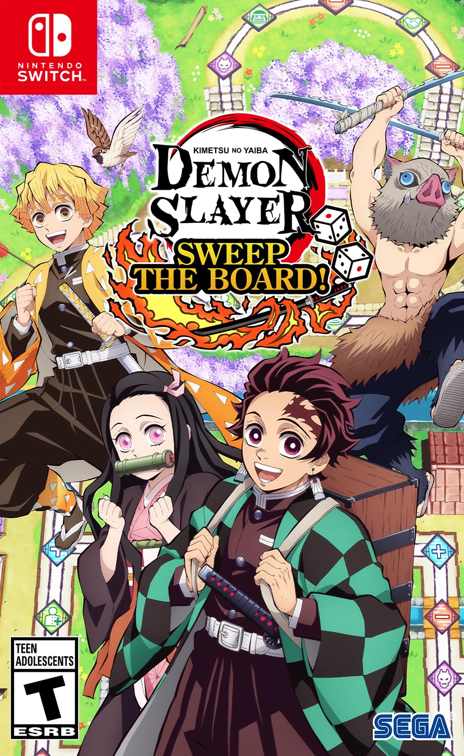 Demon Slayer: Kimetsu no Yaiba - Sweep the Board! - (NSW) Nintendo Switch Video Games Sega   