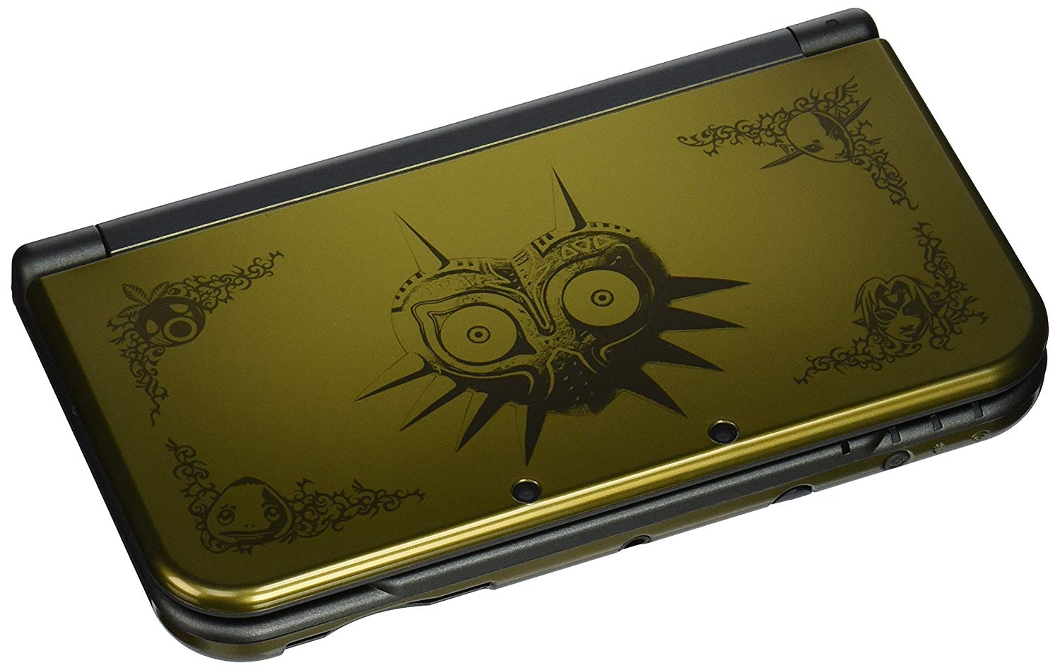 New Nintendo 3DS XL Console (Legend of Zelda: Majora's Mask Limited Edition - Gold/Black) - Nintendo 3DS Consoles Nintendo   