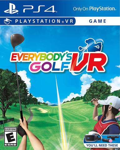 Everybody's Golf VR (PlayStation VR) - (PS4) PlayStation 4 Video Games Sony   