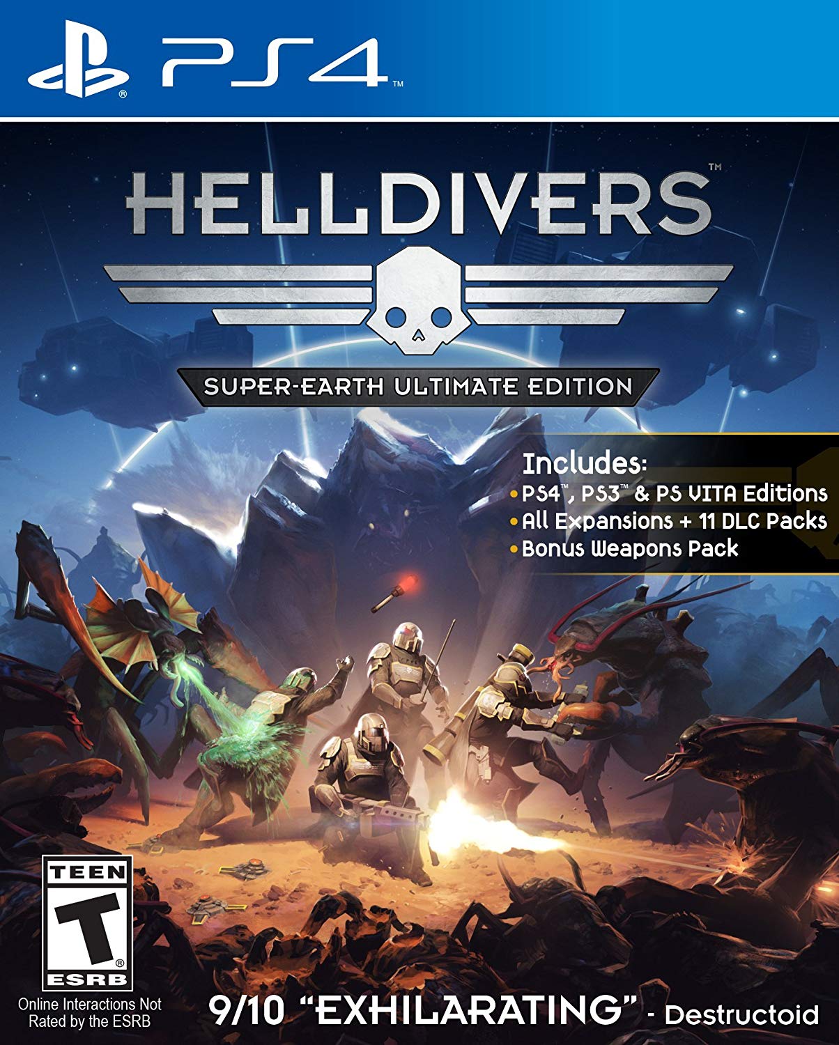 Helldivers Super Earth Edition - (PS4) PlayStation 4 - (Pre-Owned) Video Games Sony   