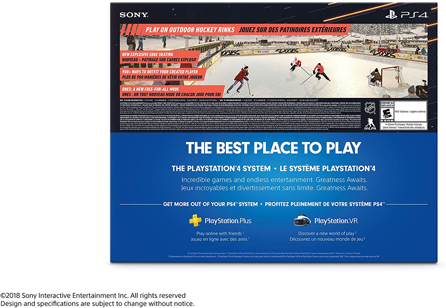 Sony PlayStation 4 1TB Slim - NHL 19 Bundle Edition Consoles Sony   