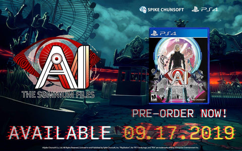 AI: The Somnium Files Standard Edition - PlayStation 4 Video Games Spike chunsoft   